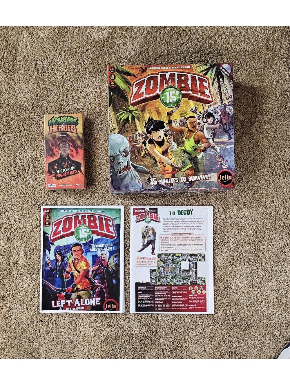 Zombie 15' with KS scenarios + Monsters vs Heroes: Vol 1